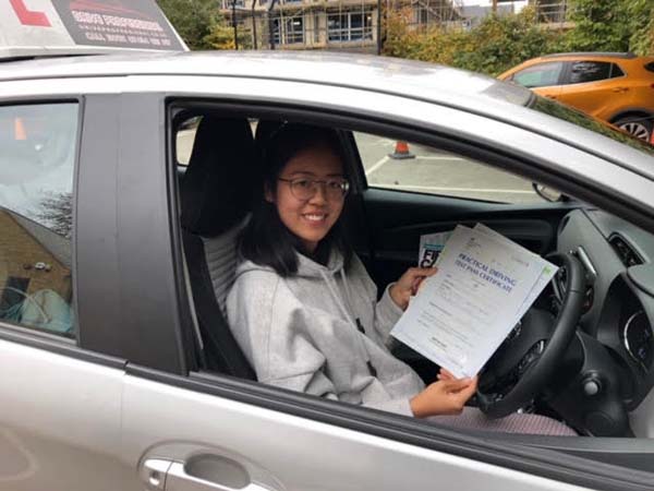 Automatic Driving Lessons Passed Student